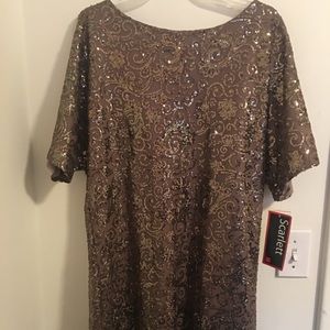 Beautiful Taupe Cocktail Dress